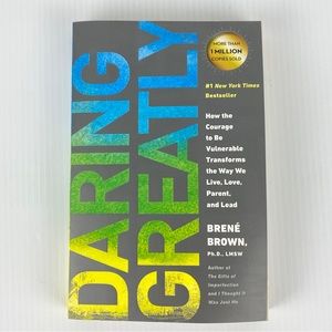 Daring Greatly by Brene Brown Softcover Book Psychology Self Help